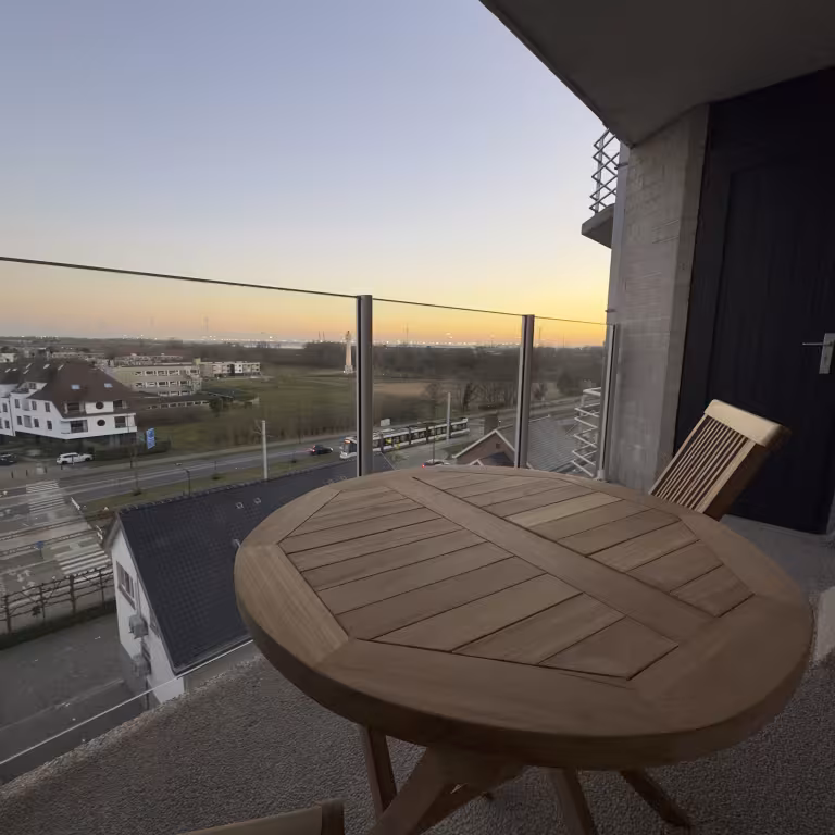 Balkon achteraan